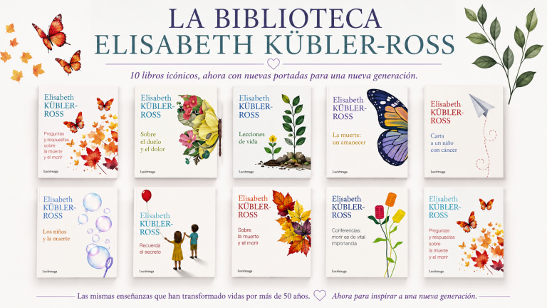 Biblioteca EKR, a ten-title Spanish-language collection of Dr. Elisabeth Kübler-Ross's books, has launched with Ediciones Luciérnaga