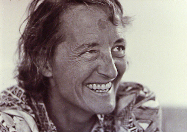 Dr. Elisabeth Kübler-Ross, smiling